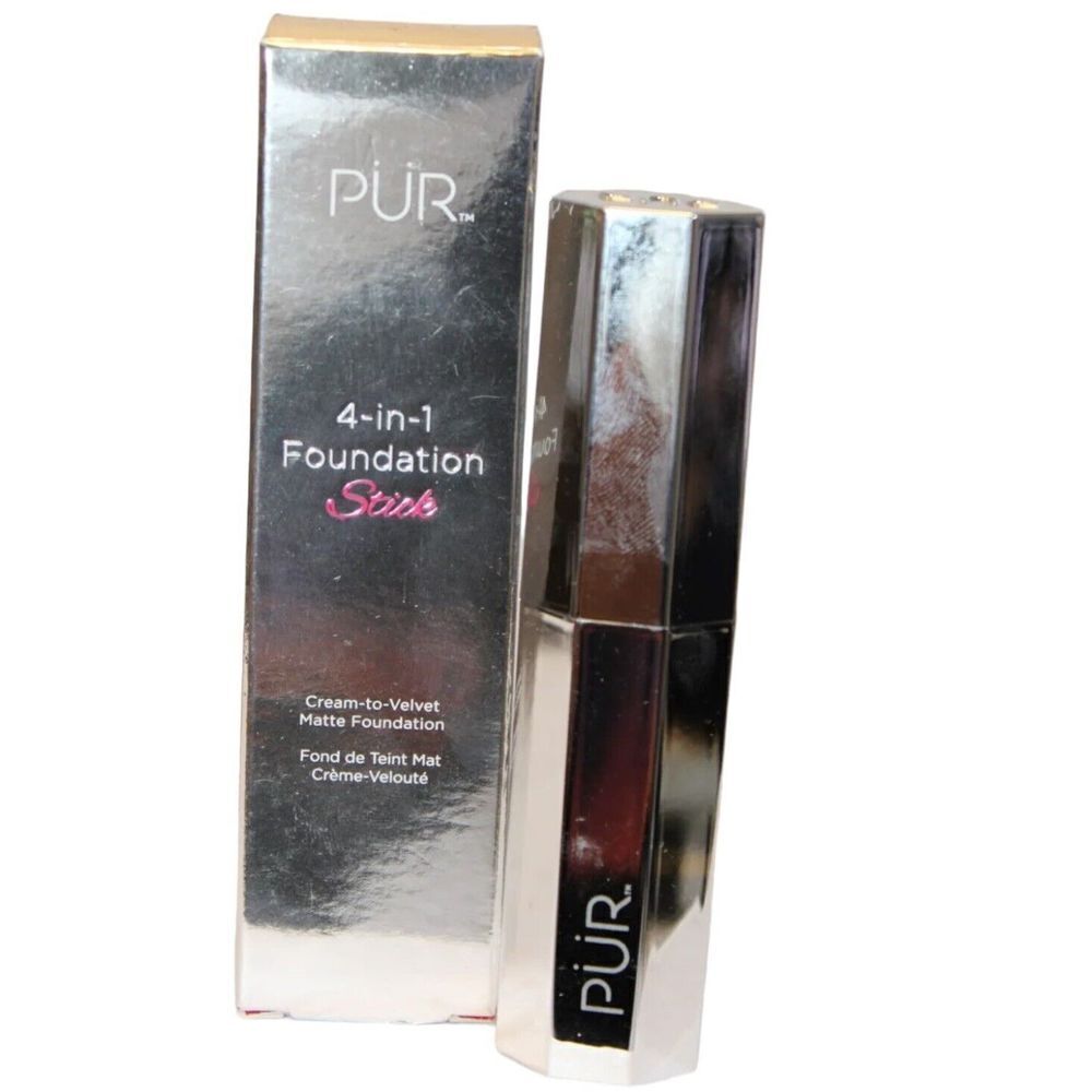 PUR MINERALS 4 IN 1 FOUNDATION STICK ~ MEDIUM DARK 0.3 OZ New In Box